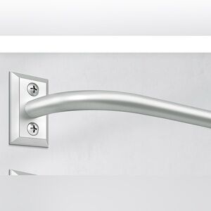 Modern Silver window curtain rods
